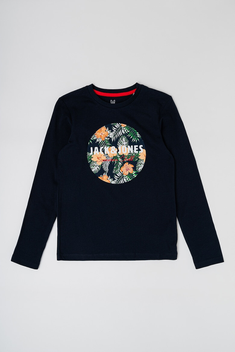 Jack & Jones Памучна блуза с принт - Pepit.bg