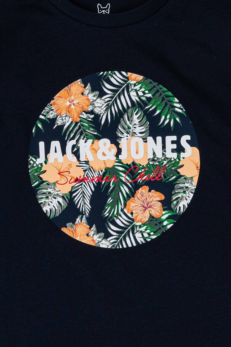 Jack & Jones Памучна блуза с принт - Pepit.bg