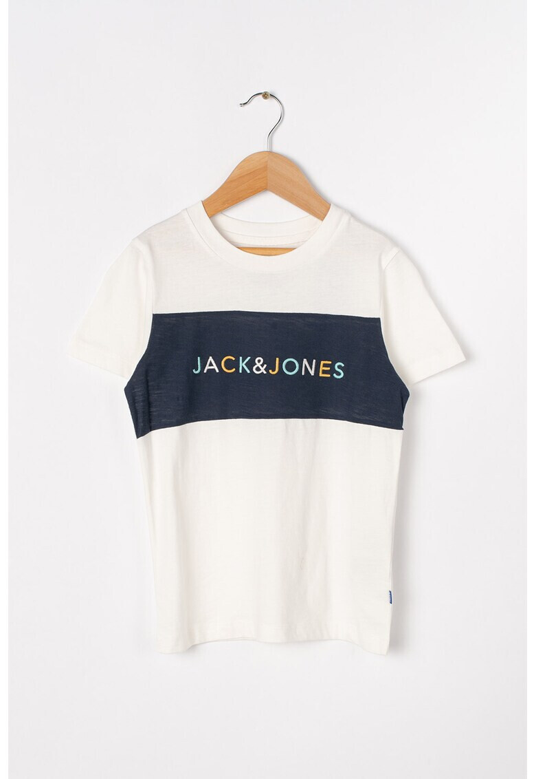 Jack&Jones Памучна тениска Albas с лого - Pepit.bg