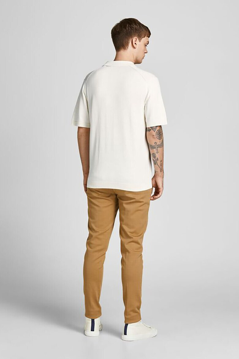 Jack & Jones Памучна тениска Blaigor с яка - Pepit.bg