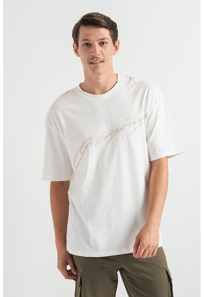 Jack & Jones Памучна тениска End с лого - Pepit.bg