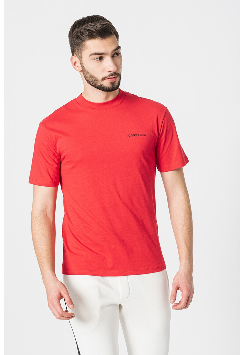 Jack & Jones Памучна тениска Grid - Pepit.bg