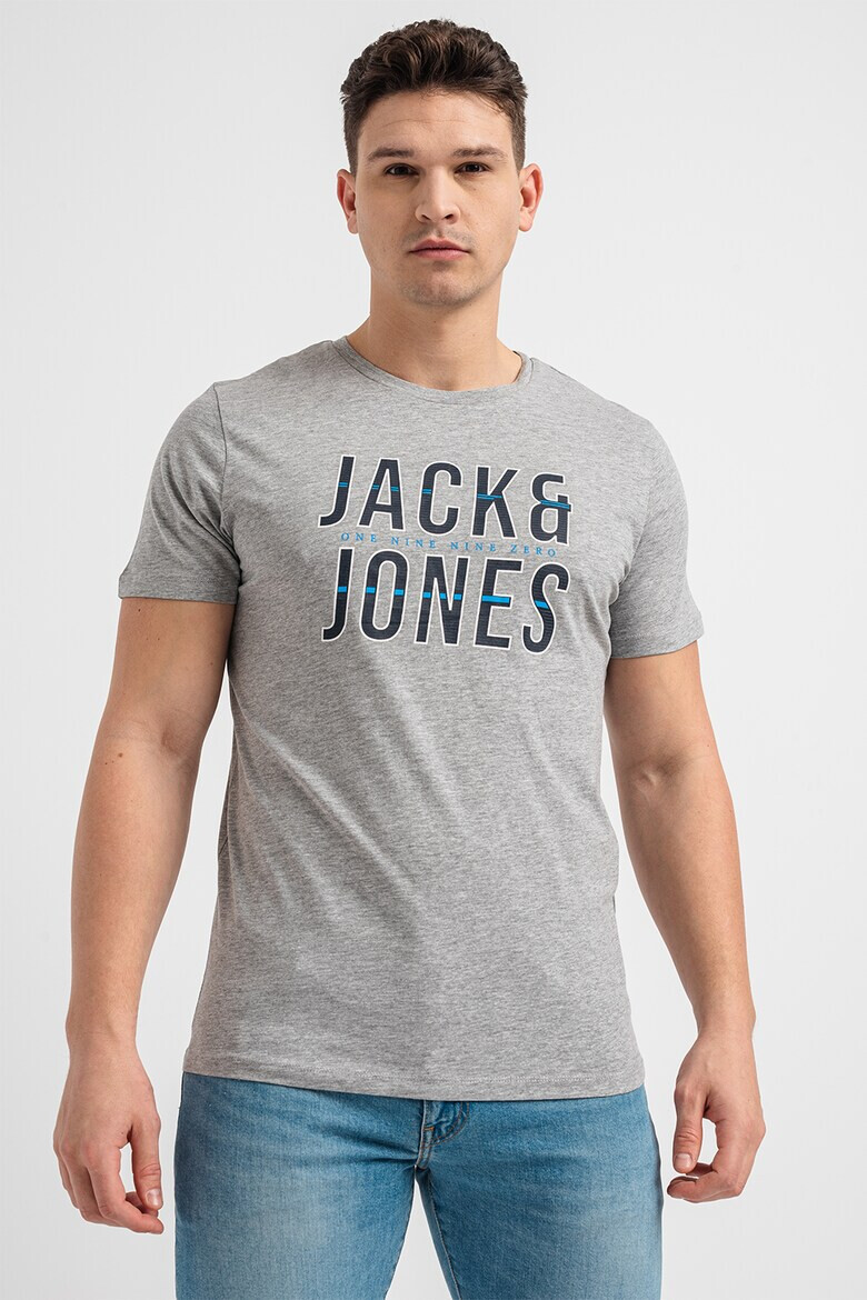 Jack & Jones Памучна тениска Ilo с лого - Pepit.bg