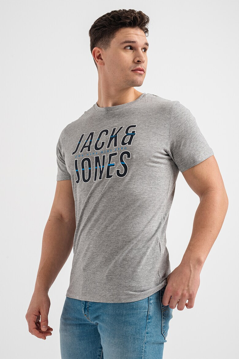 Jack & Jones Памучна тениска Ilo с лого - Pepit.bg