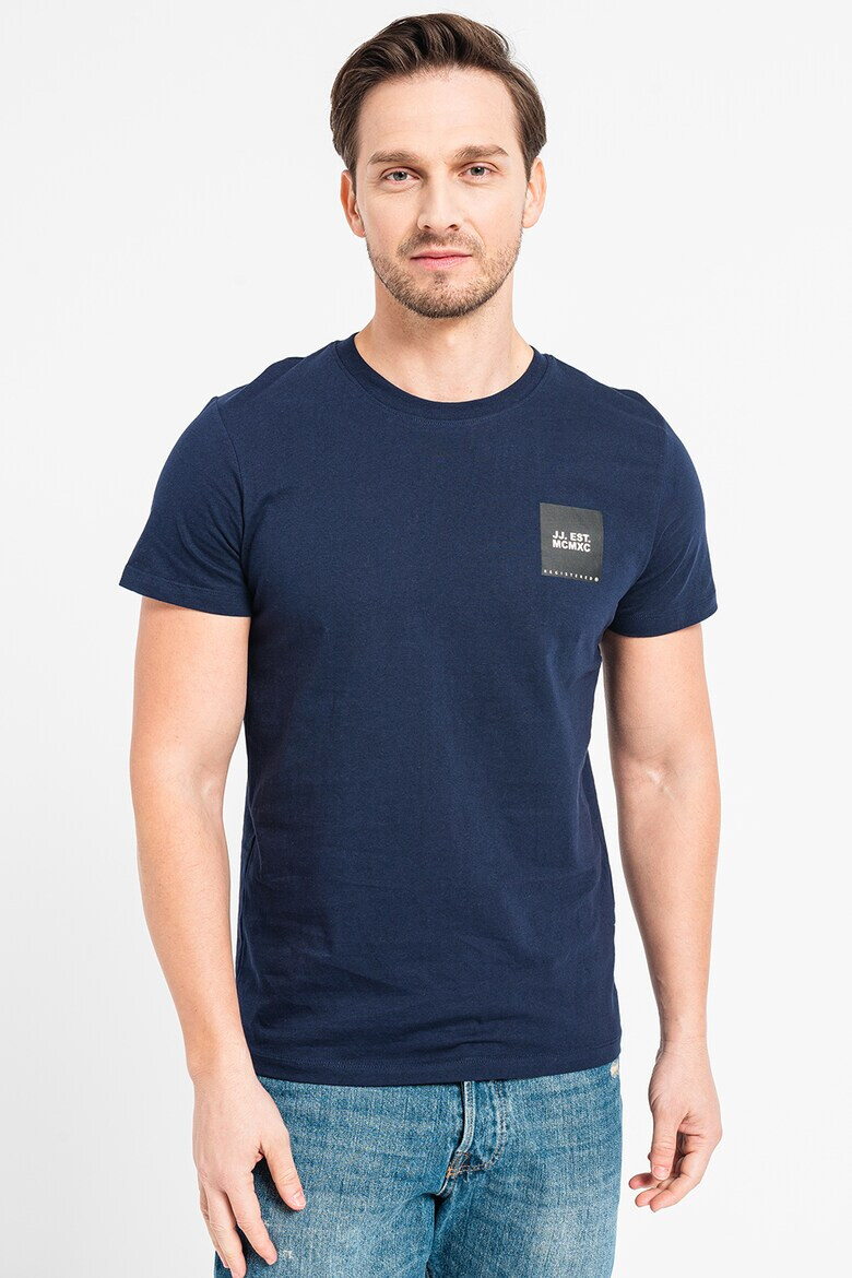 Jack & Jones Памучна тениска Lock - Pepit.bg