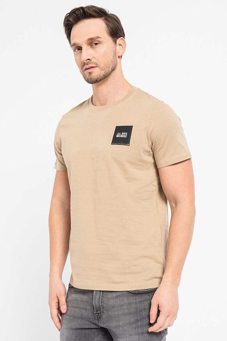 Jack & Jones Памучна тениска Lock - Pepit.bg