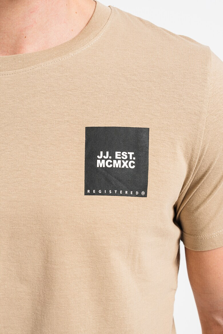 Jack & Jones Памучна тениска Lock - Pepit.bg