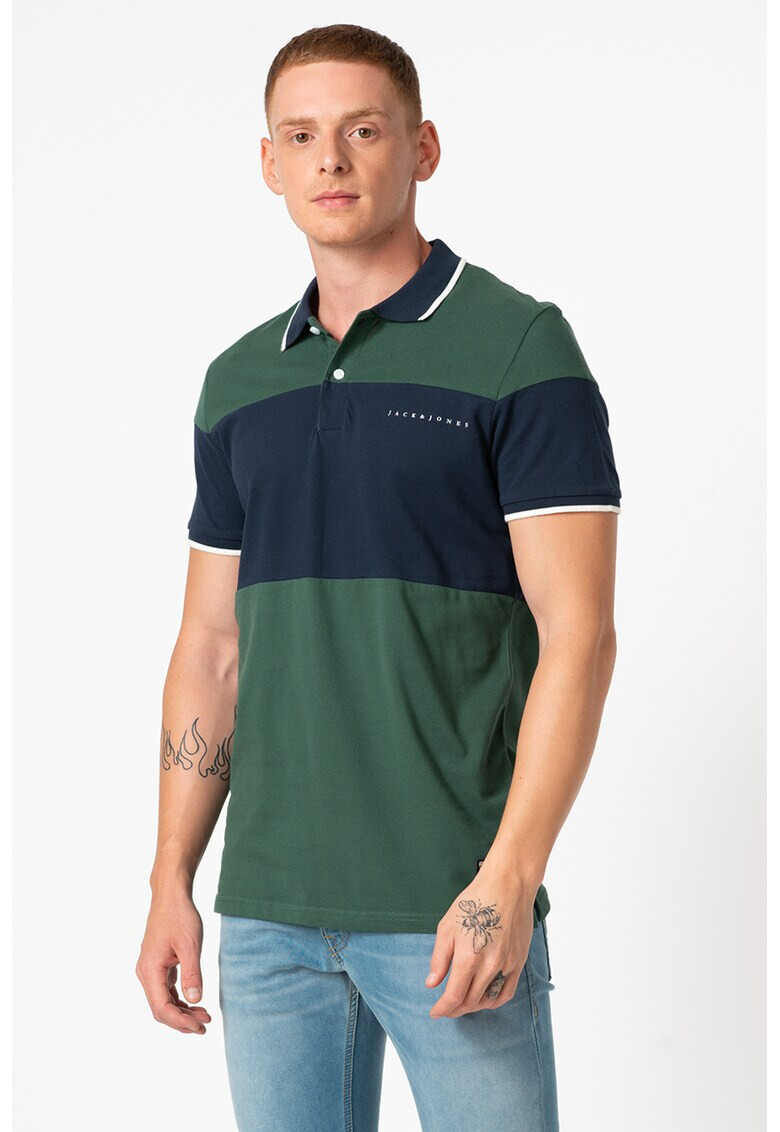 Jack&Jones Памучна тениска Pro с яка - Pepit.bg