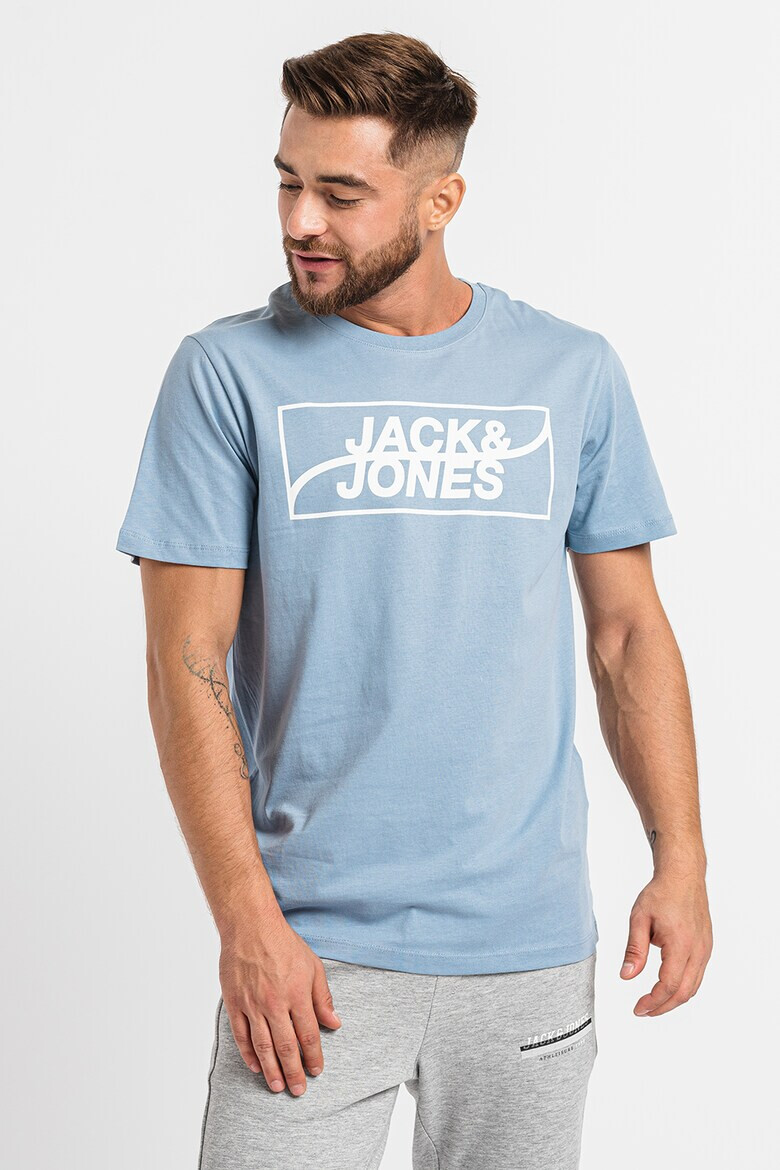 Jack & Jones Памучна тениска с лога Fly - 3 броя - Pepit.bg