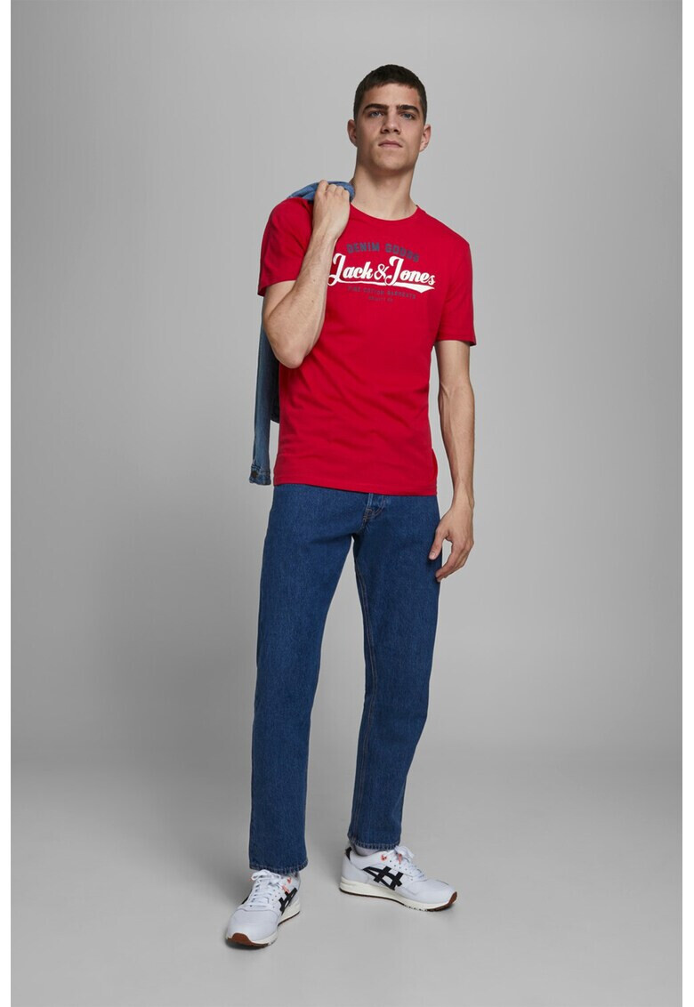 Jack&Jones Памучна тениска с лого - Pepit.bg