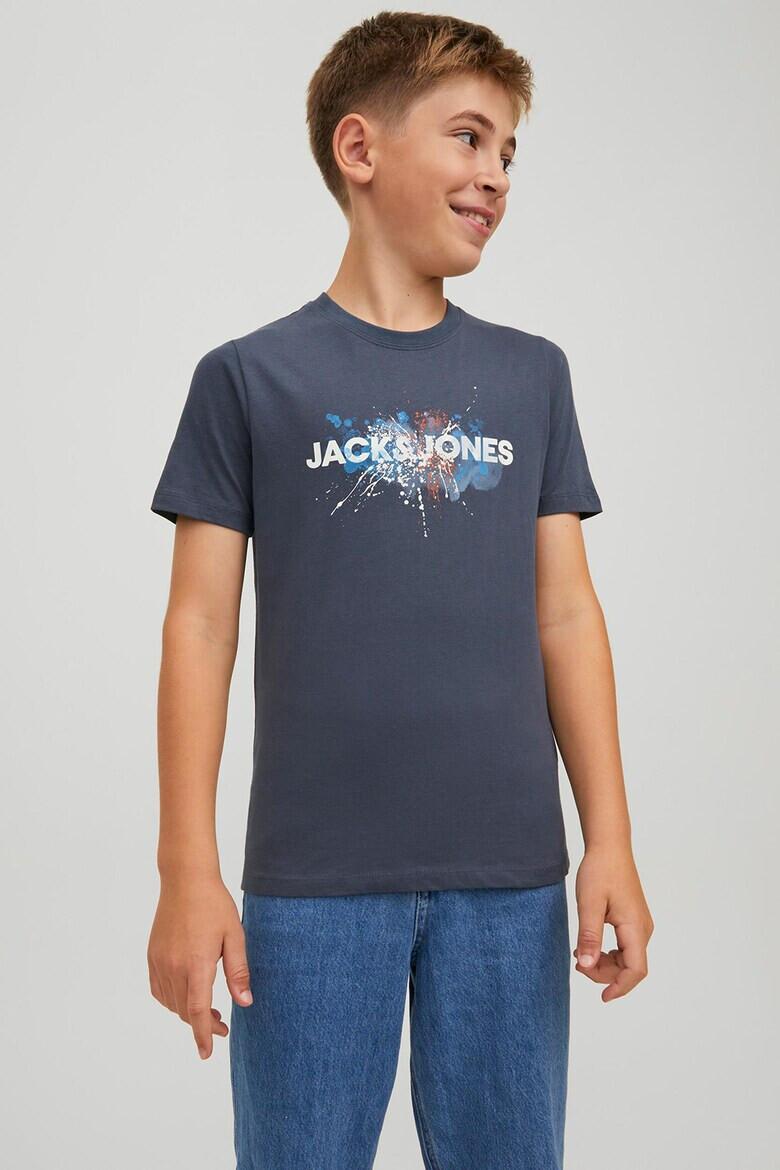 Jack & Jones Памучна тениска с лого - Pepit.bg