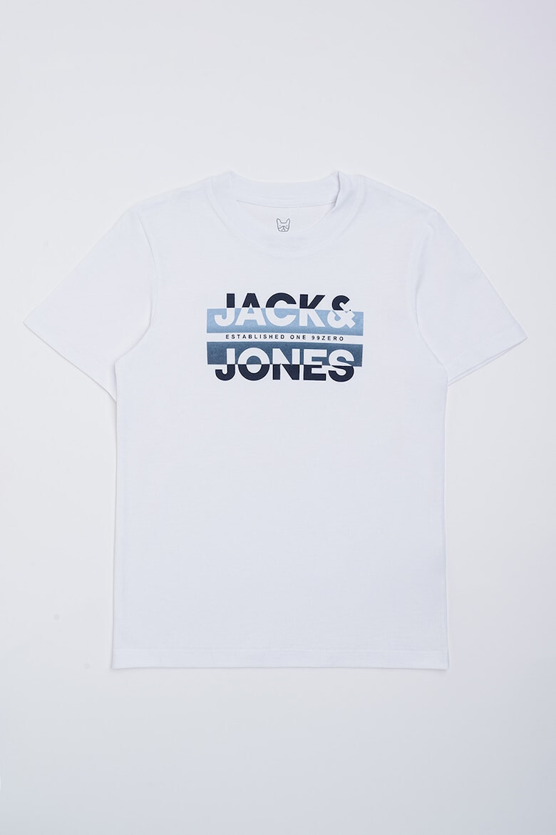 Jack & Jones Памучна тениска с лого - Pepit.bg