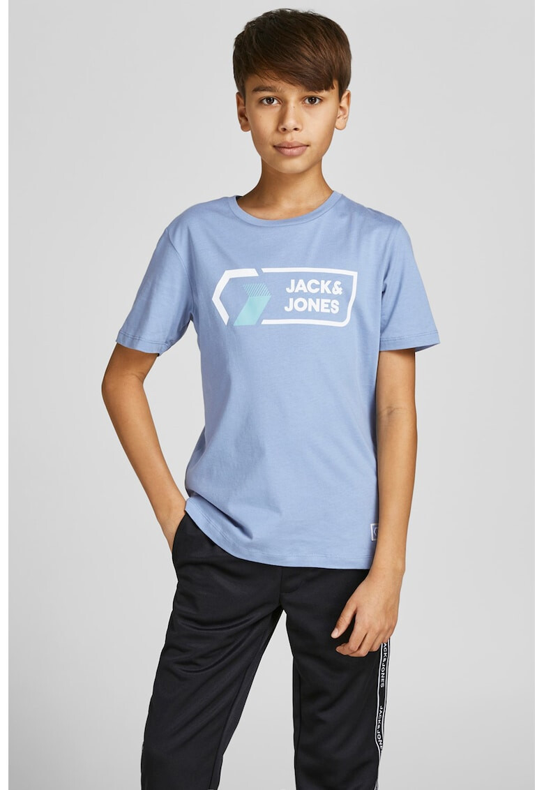 Jack & Jones Памучна тениска с лого - Pepit.bg