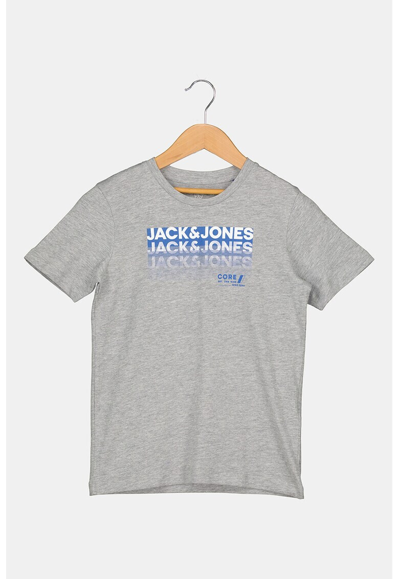 Jack & Jones Памучна тениска с лого - Pepit.bg