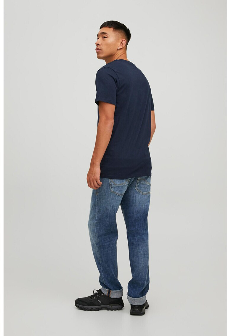 Jack & Jones Памучна тениска с лого - Pepit.bg