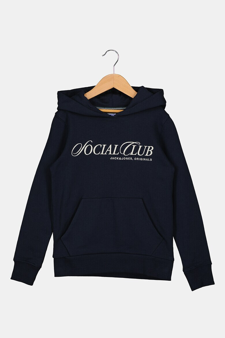 Jack & Jones Памучно худи с бродерии - Pepit.bg