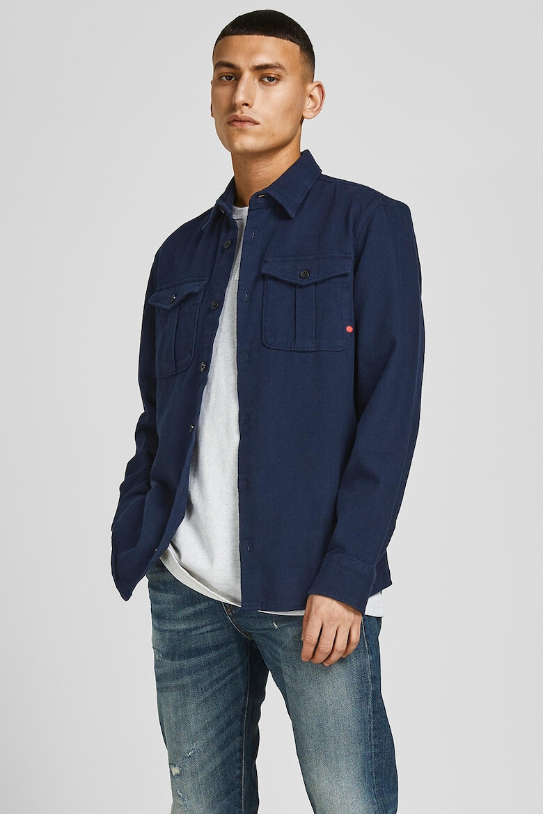 Jack&Jones Jack & Jones Памучно яке тип риза с джобове с капаче - Pepit.bg