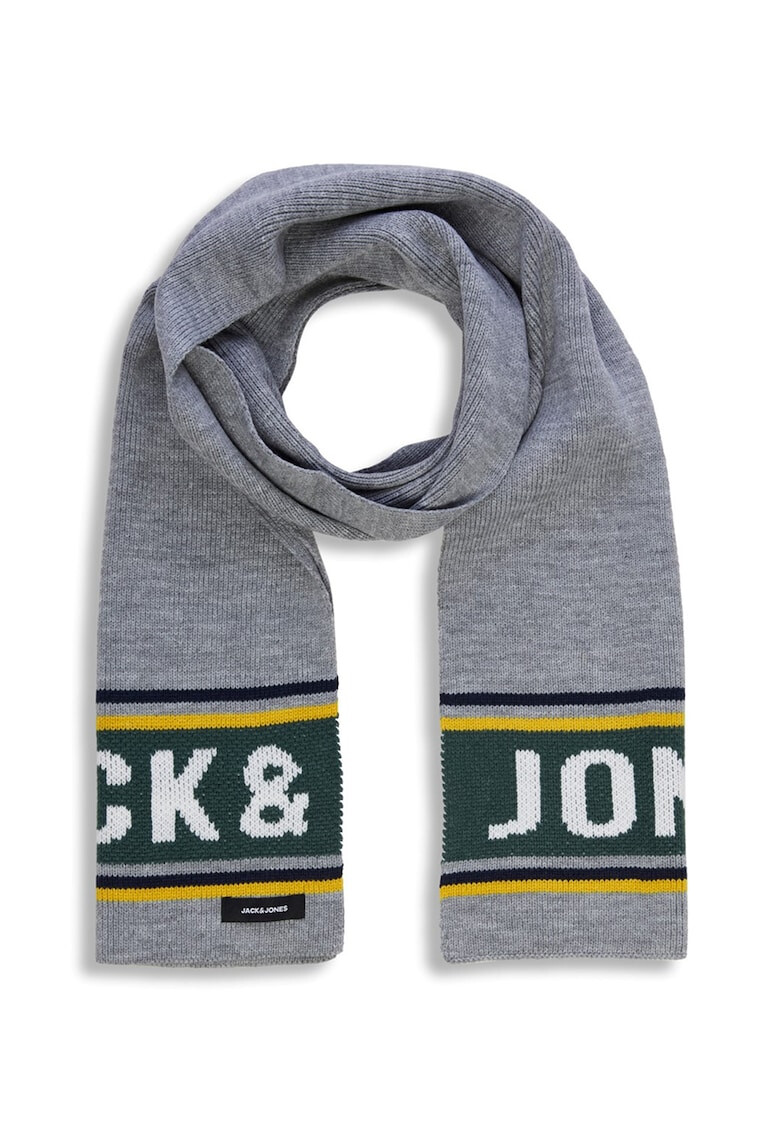 Jack&Jones Плетен шал с лого - Pepit.bg