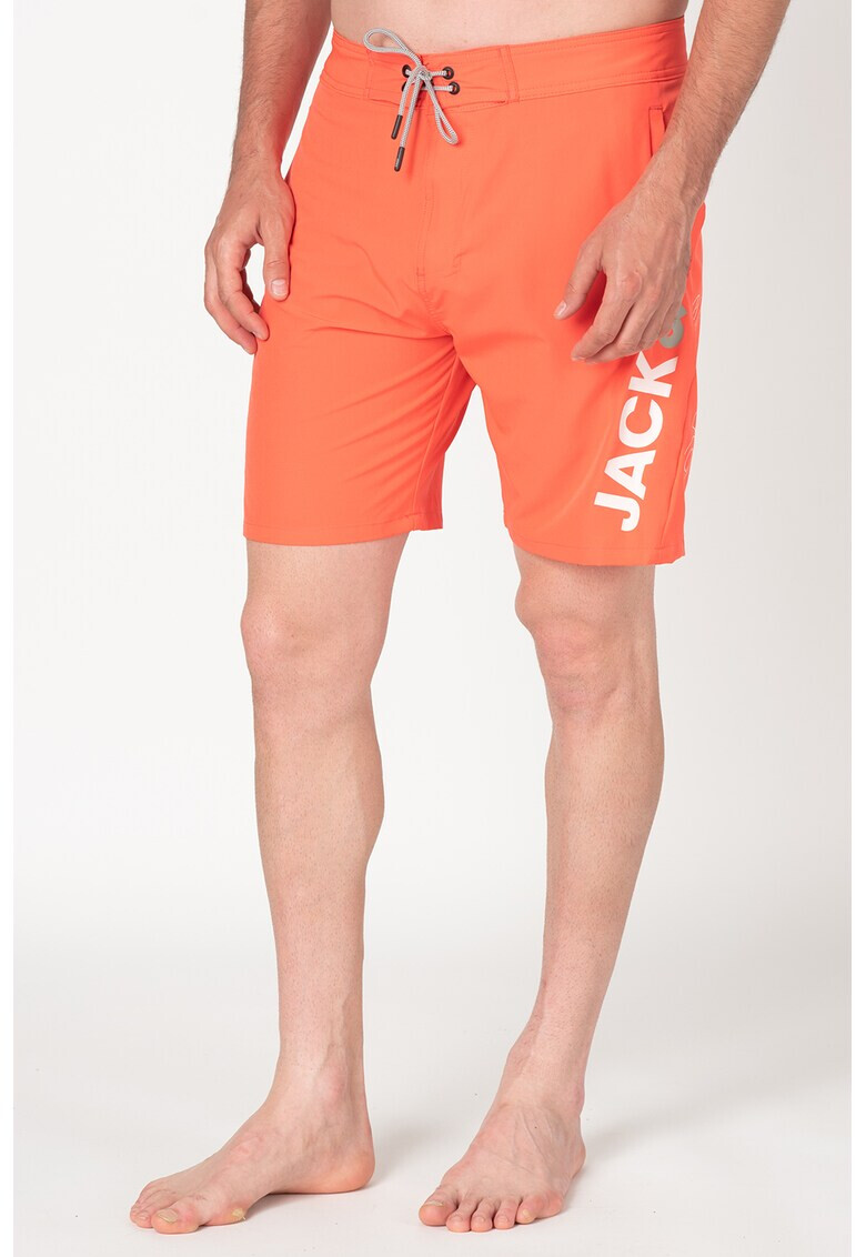 Jack&Jones Плувни бермуди Aloha с лого - Pepit.bg