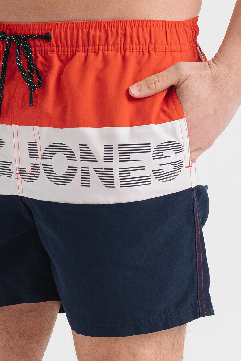 Jack & Jones Плувни шорти Fiji с цветен блок - Pepit.bg