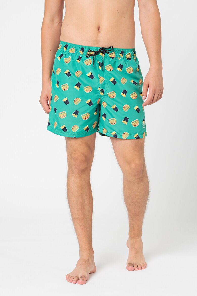 Jack & Jones Плувни шорти с десен - Pepit.bg