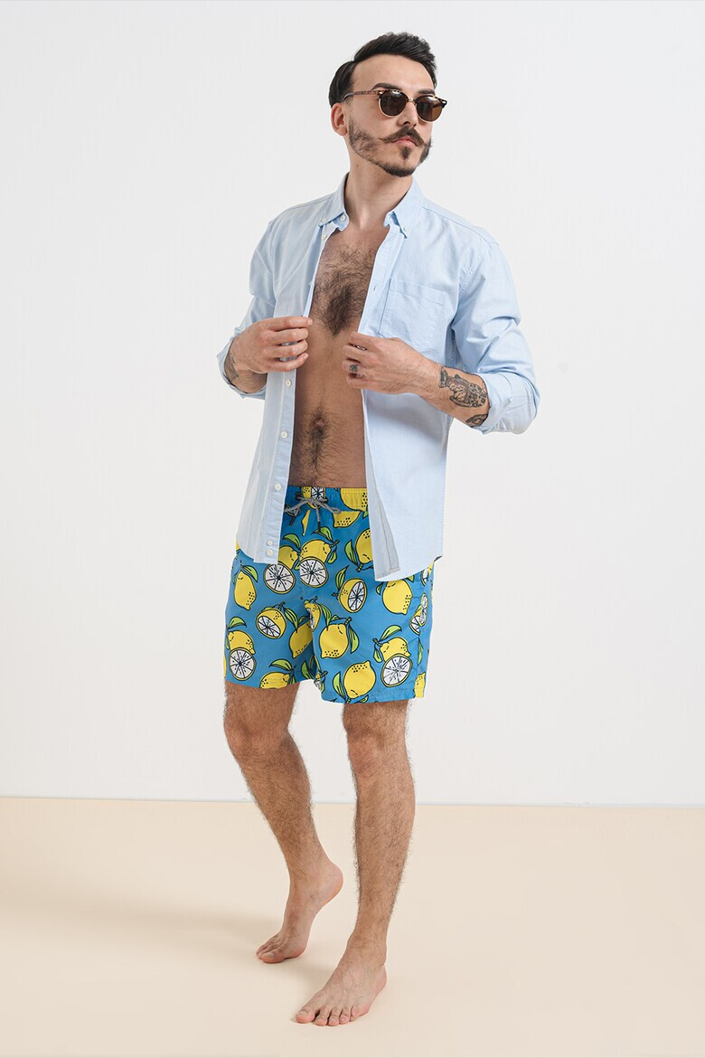 Jack  Jones Плувни шорти с принт - Pepit.bg