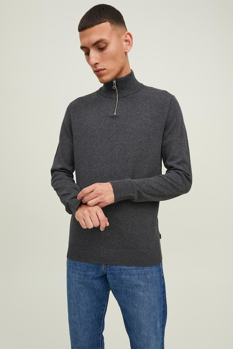 Jack & Jones Поло с къс цип - Pepit.bg