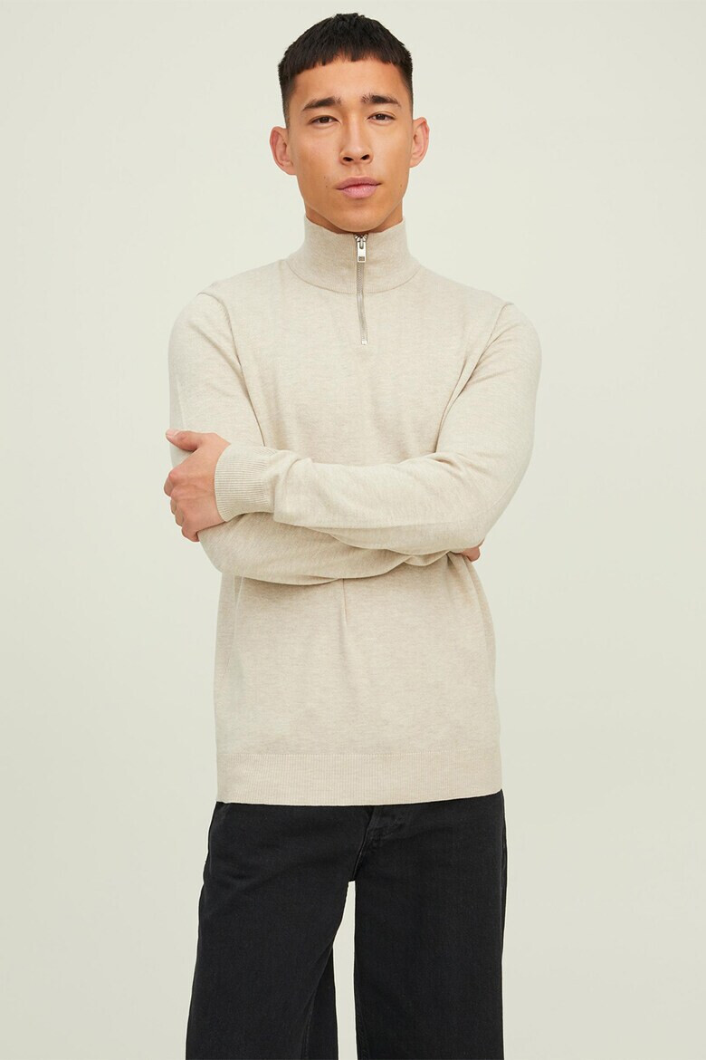 Jack & Jones Поло с къс цип - Pepit.bg