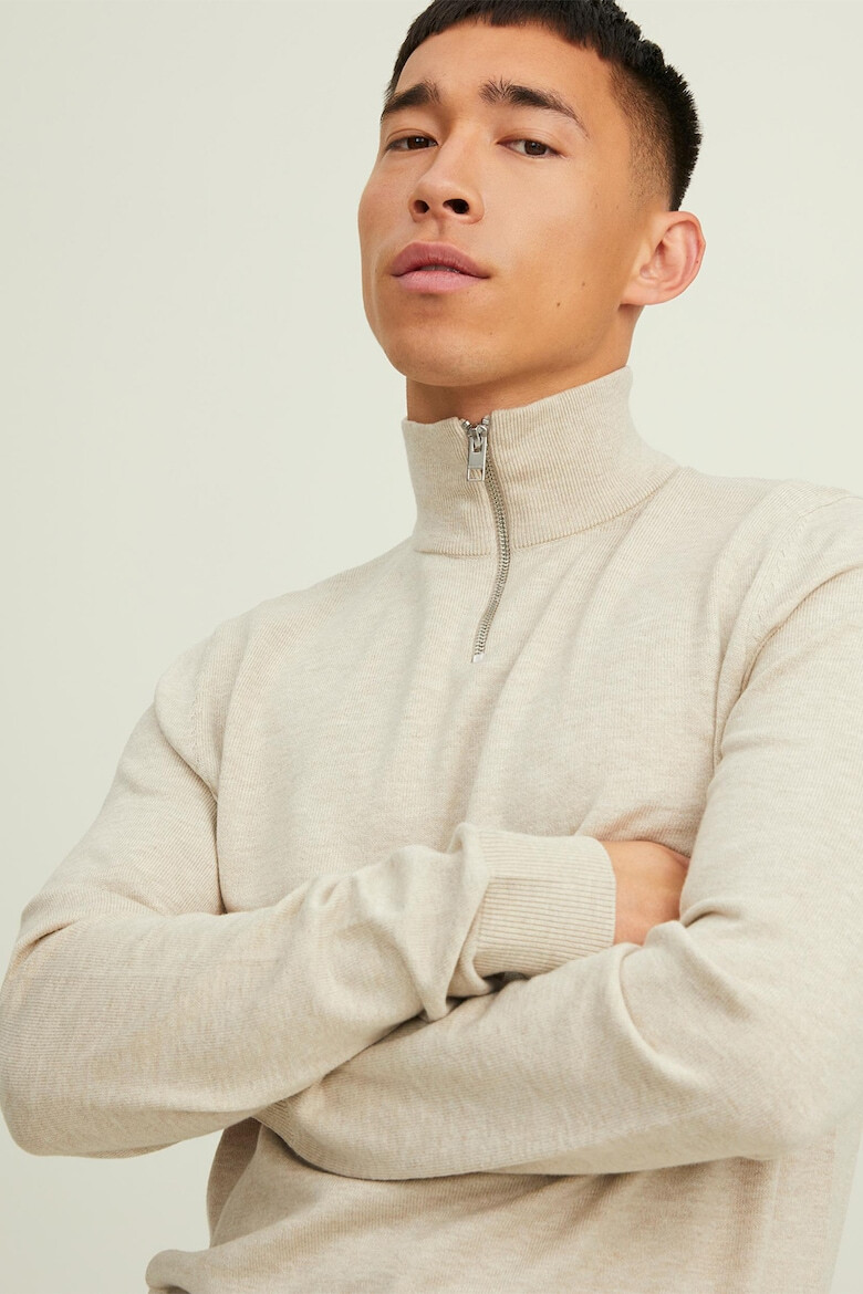 Jack & Jones Поло с къс цип - Pepit.bg