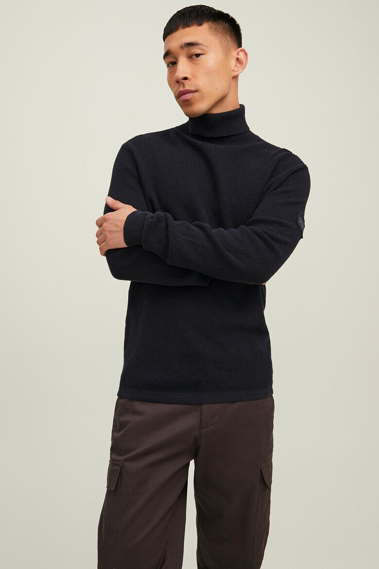Jack & Jones Поло с релеф и лого - Pepit.bg
