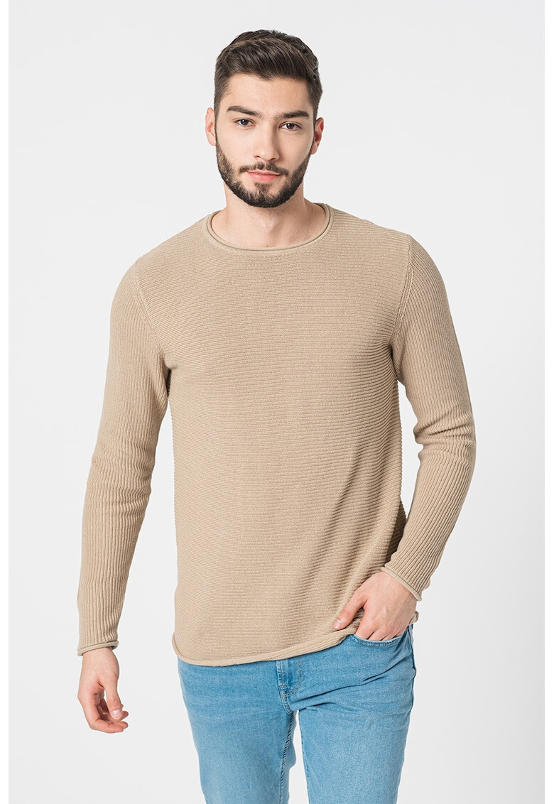 Jack & Jones Пуловер Aaron с овално деколте - Pepit.bg