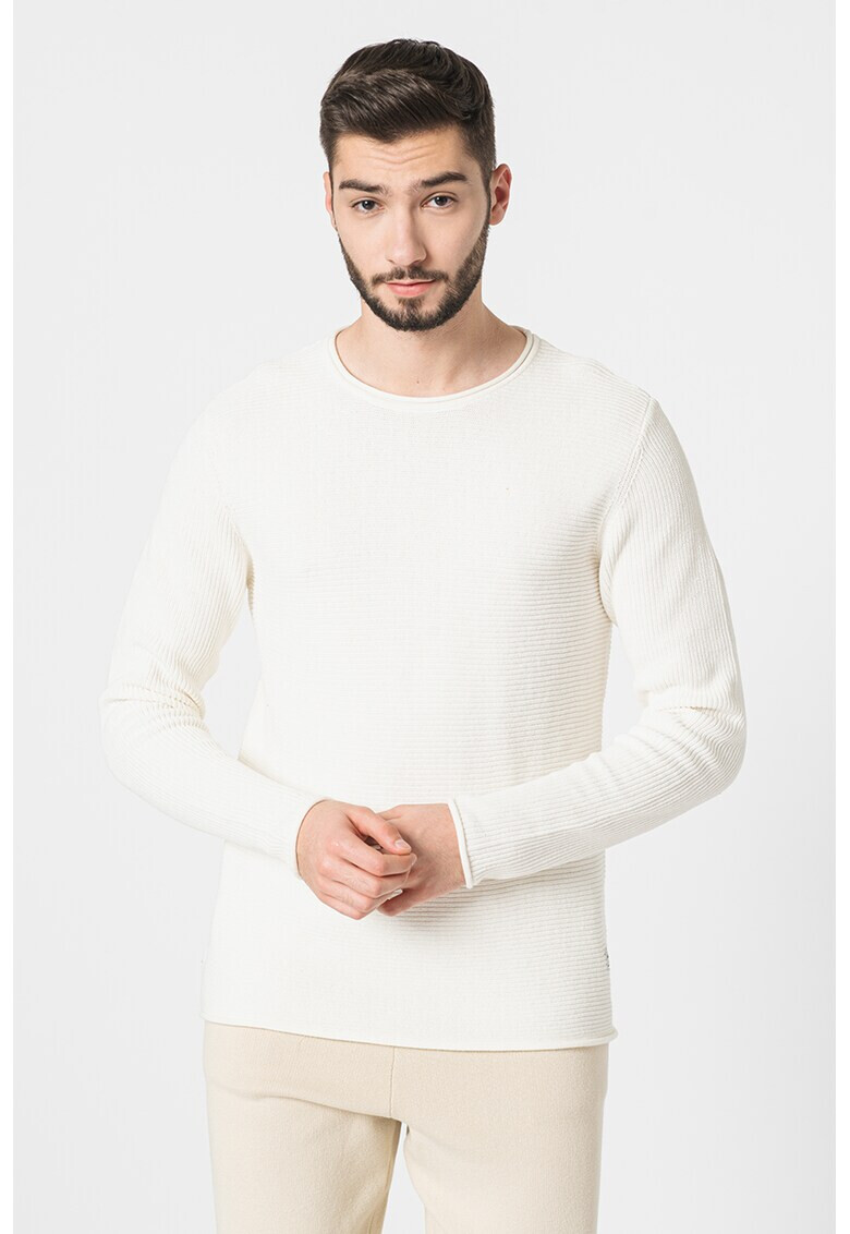 Jack & Jones Пуловер Aaron с овално деколте - Pepit.bg