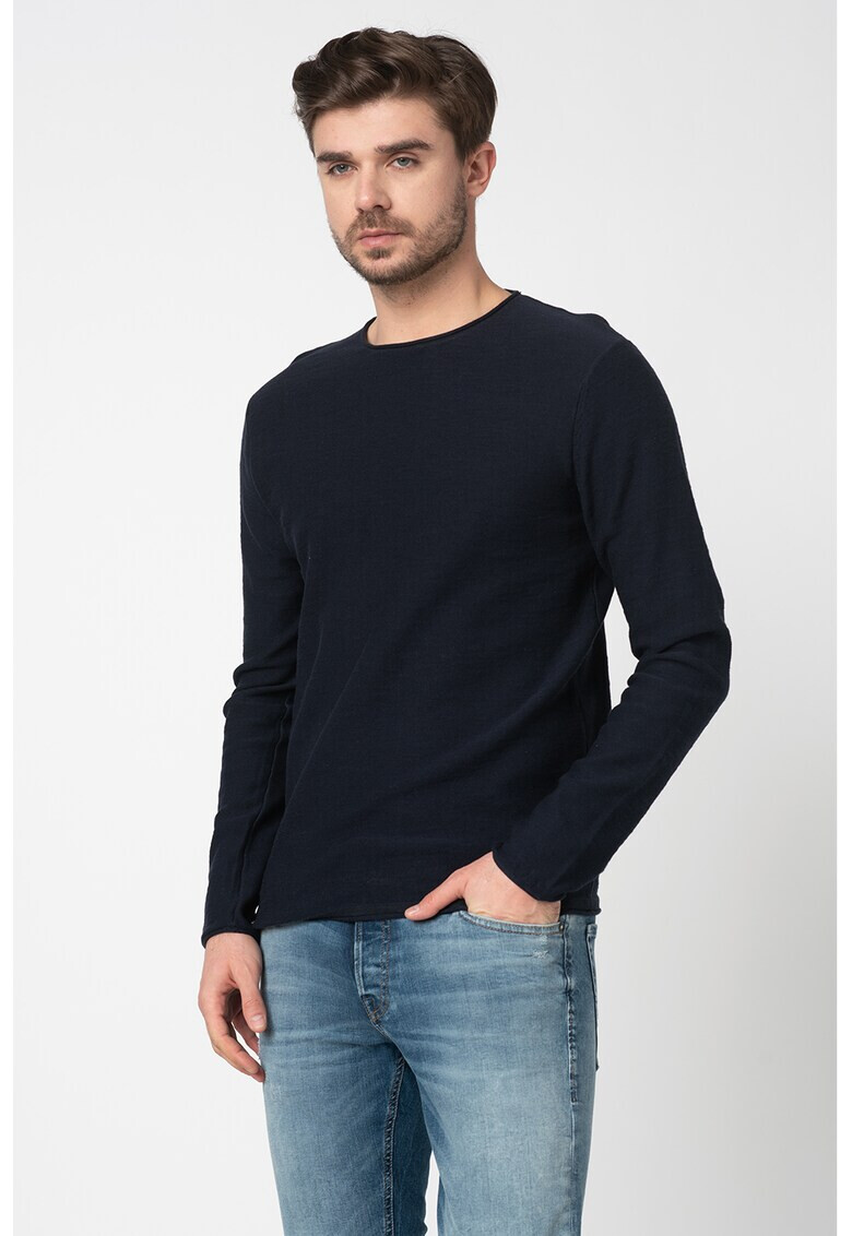 Jack&Jones Пуловер Eslub с овално деколте - Pepit.bg
