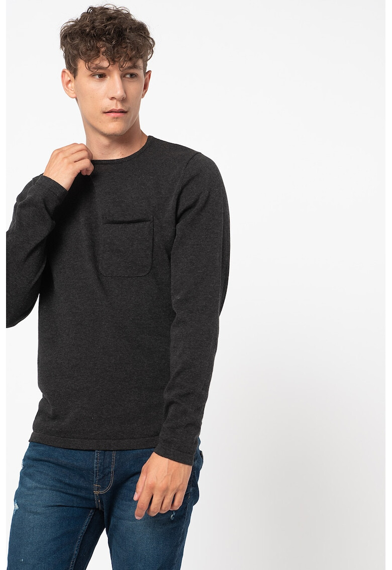 Jack&Jones Пуловер Ethan с джоб на гърдите - Pepit.bg