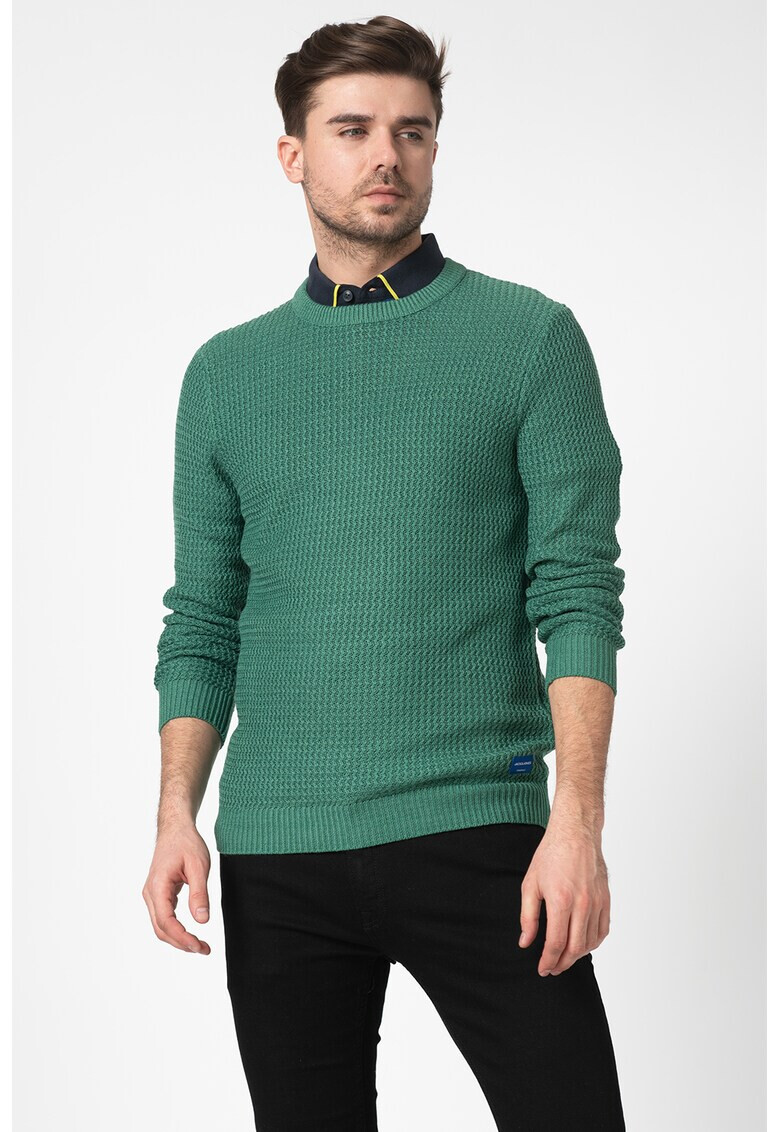 Jack&Jones Пуловер Field с овално деколте - Pepit.bg