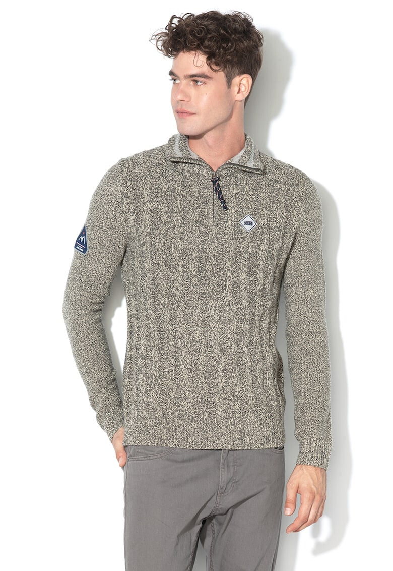 Jack&Jones Пуловер Jeffrey с цип - Pepit.bg