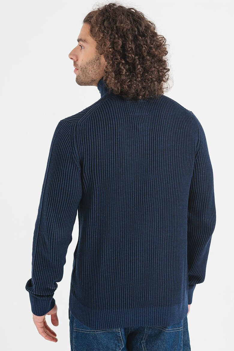 Jack  Jones Пуловер Liam с къс цип - Pepit.bg