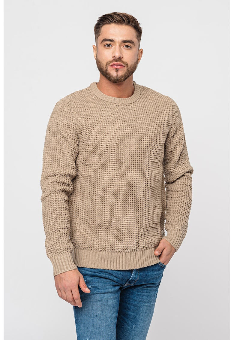 Jack & Jones Пуловер Nick с овално деколте - Pepit.bg