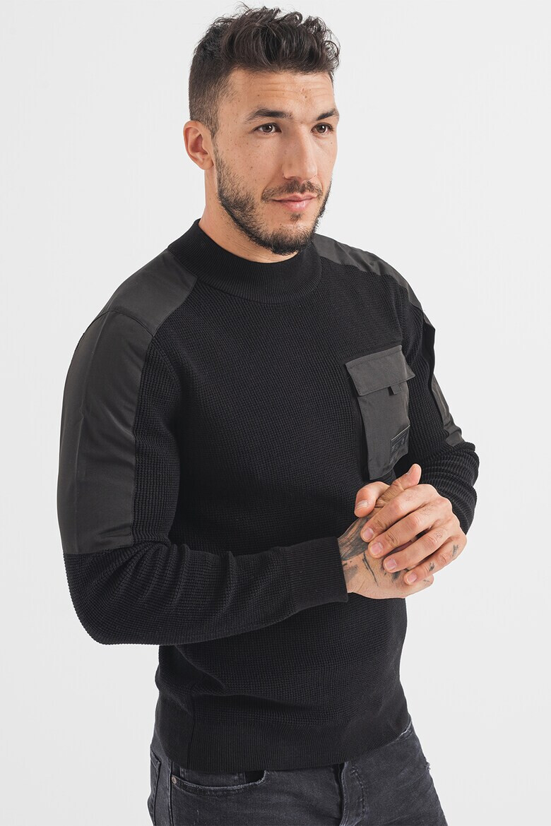 Jack & Jones Пуловер с джоб на гърдите - Pepit.bg