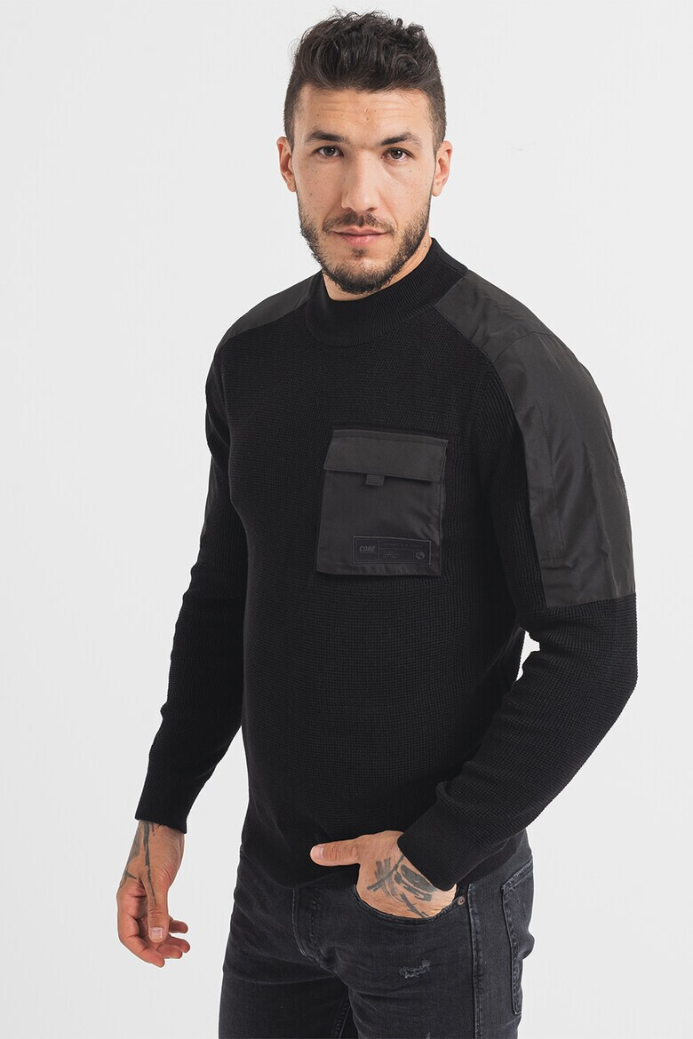 Jack & Jones Пуловер с джоб на гърдите - Pepit.bg