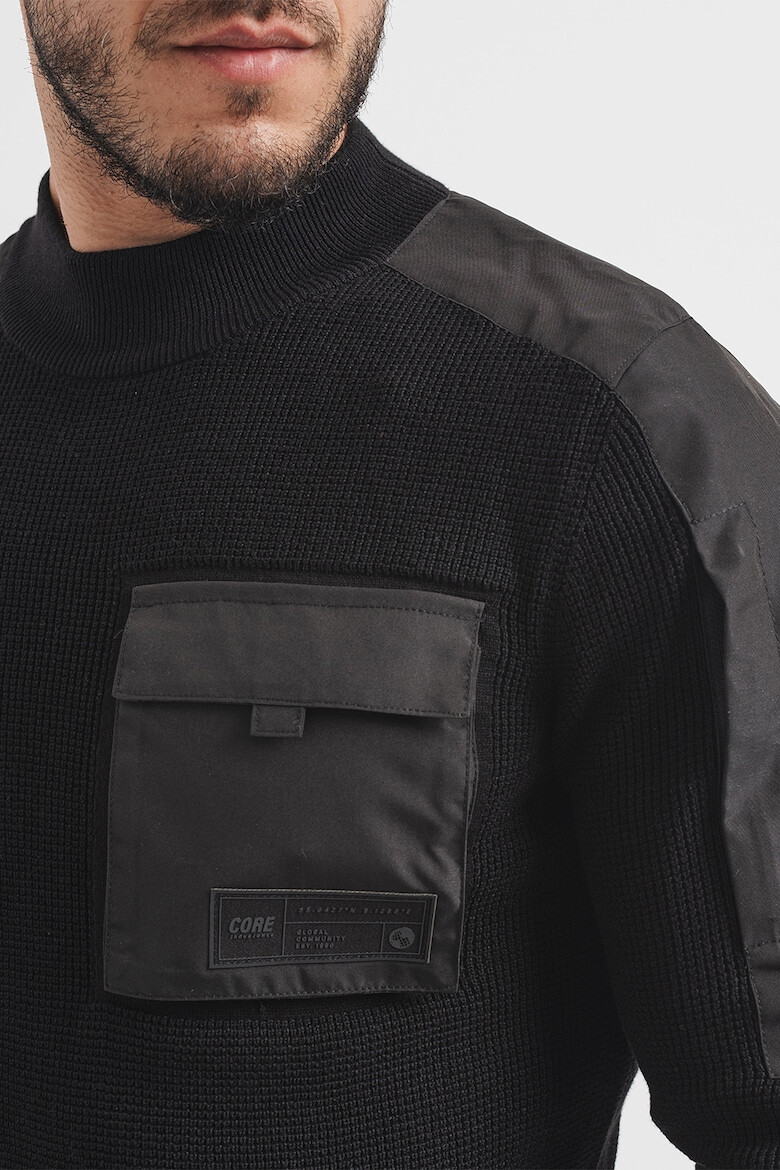 Jack & Jones Пуловер с джоб на гърдите - Pepit.bg