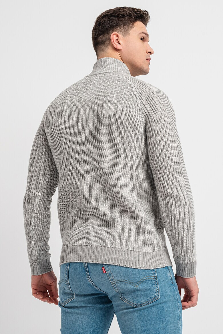 Jack & Jones Пуловер с къс цип - Pepit.bg
