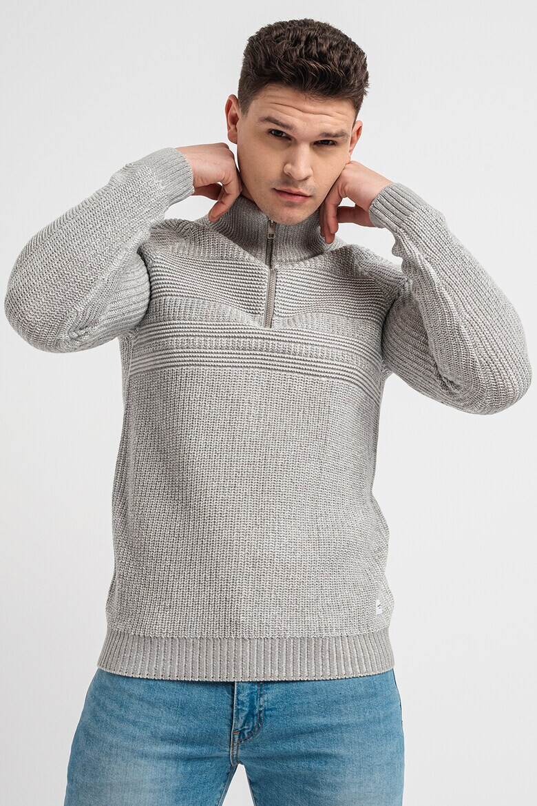 Jack & Jones Пуловер с къс цип - Pepit.bg