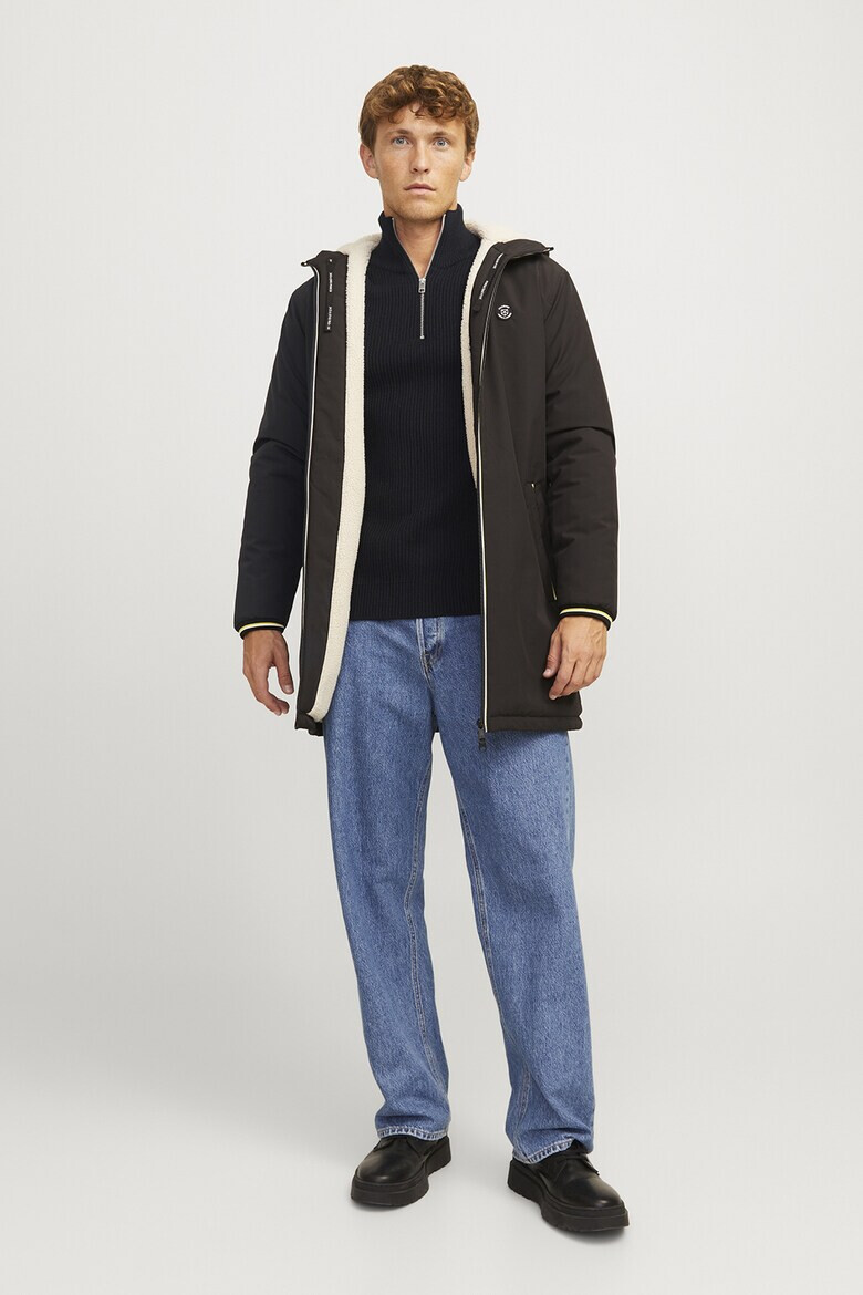Jack & Jones Пуловер с къс цип - Pepit.bg