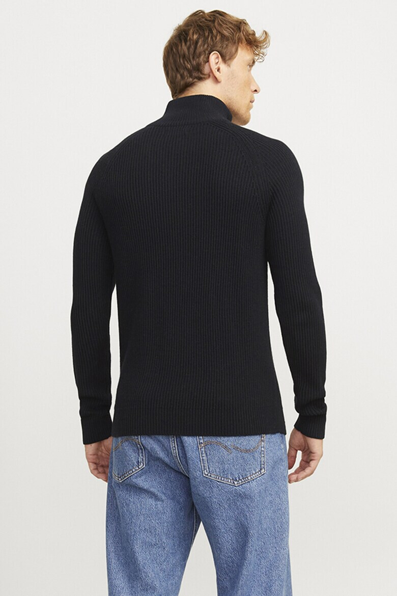 Jack & Jones Пуловер с къс цип - Pepit.bg