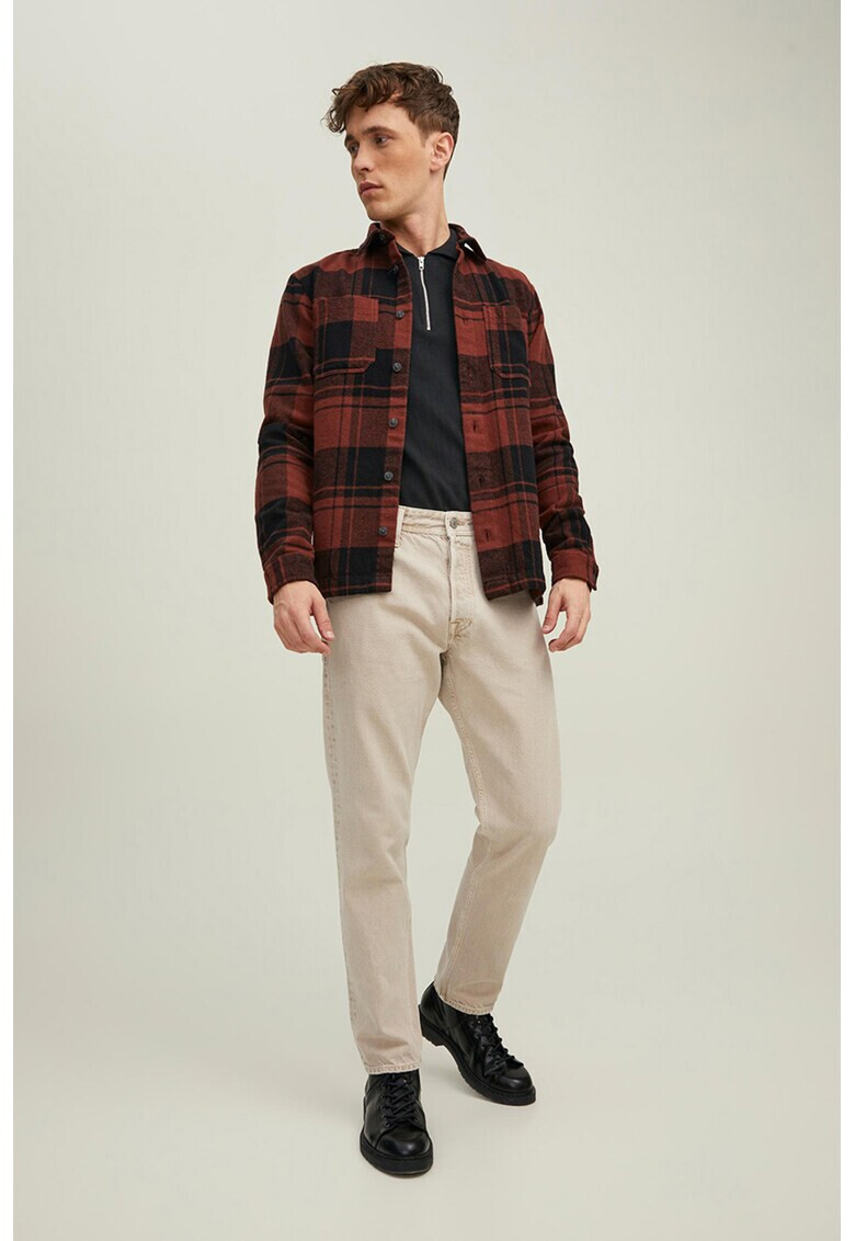 Jack & Jones Пуловер с остра яка - Pepit.bg