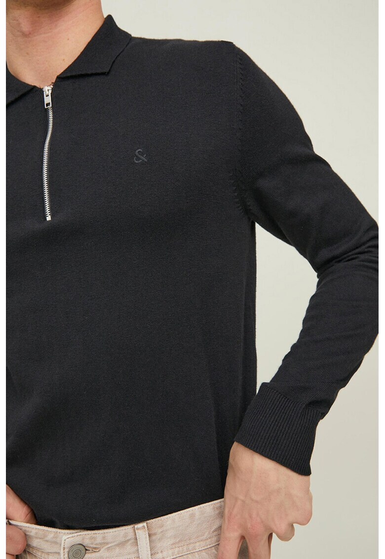 Jack & Jones Пуловер с остра яка - Pepit.bg