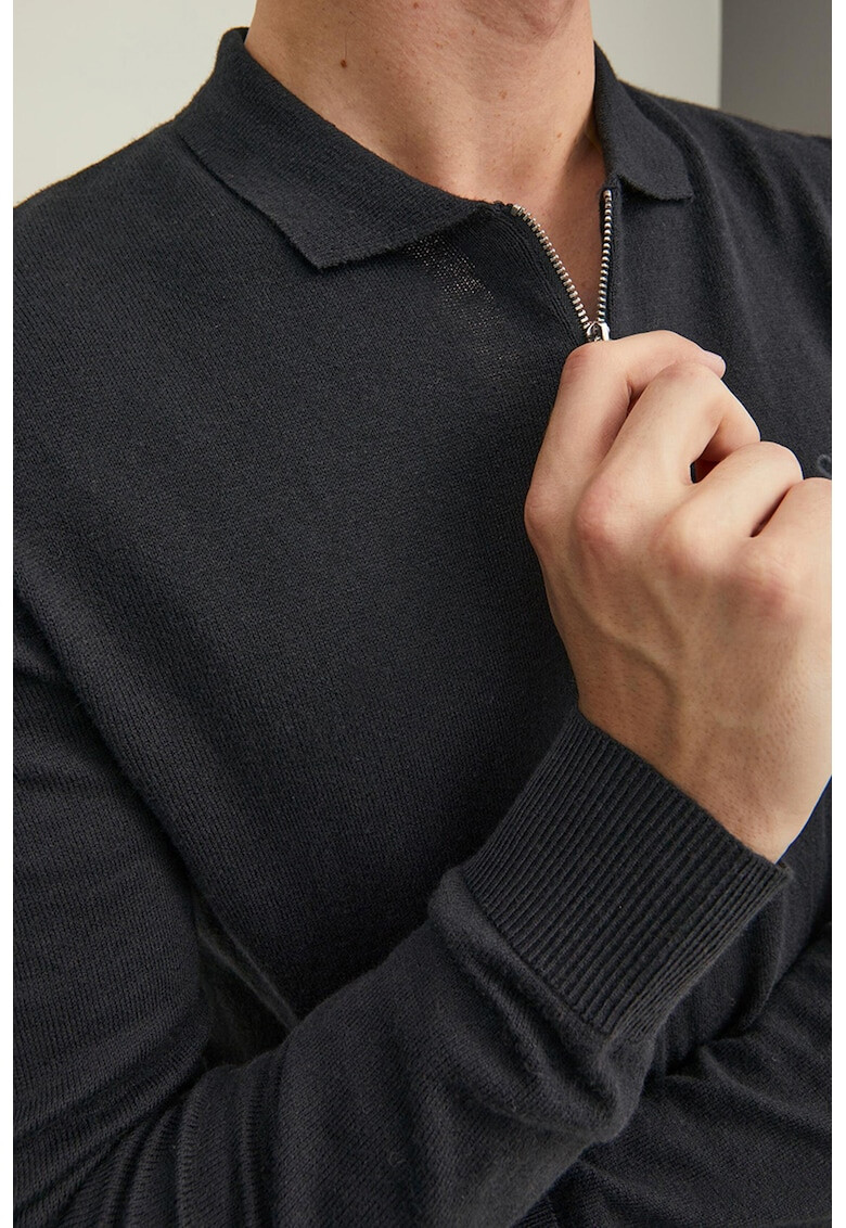 Jack & Jones Пуловер с остра яка - Pepit.bg