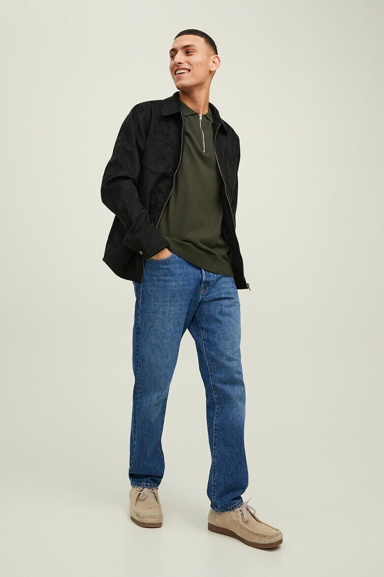 Jack & Jones Пуловер с остра яка - Pepit.bg
