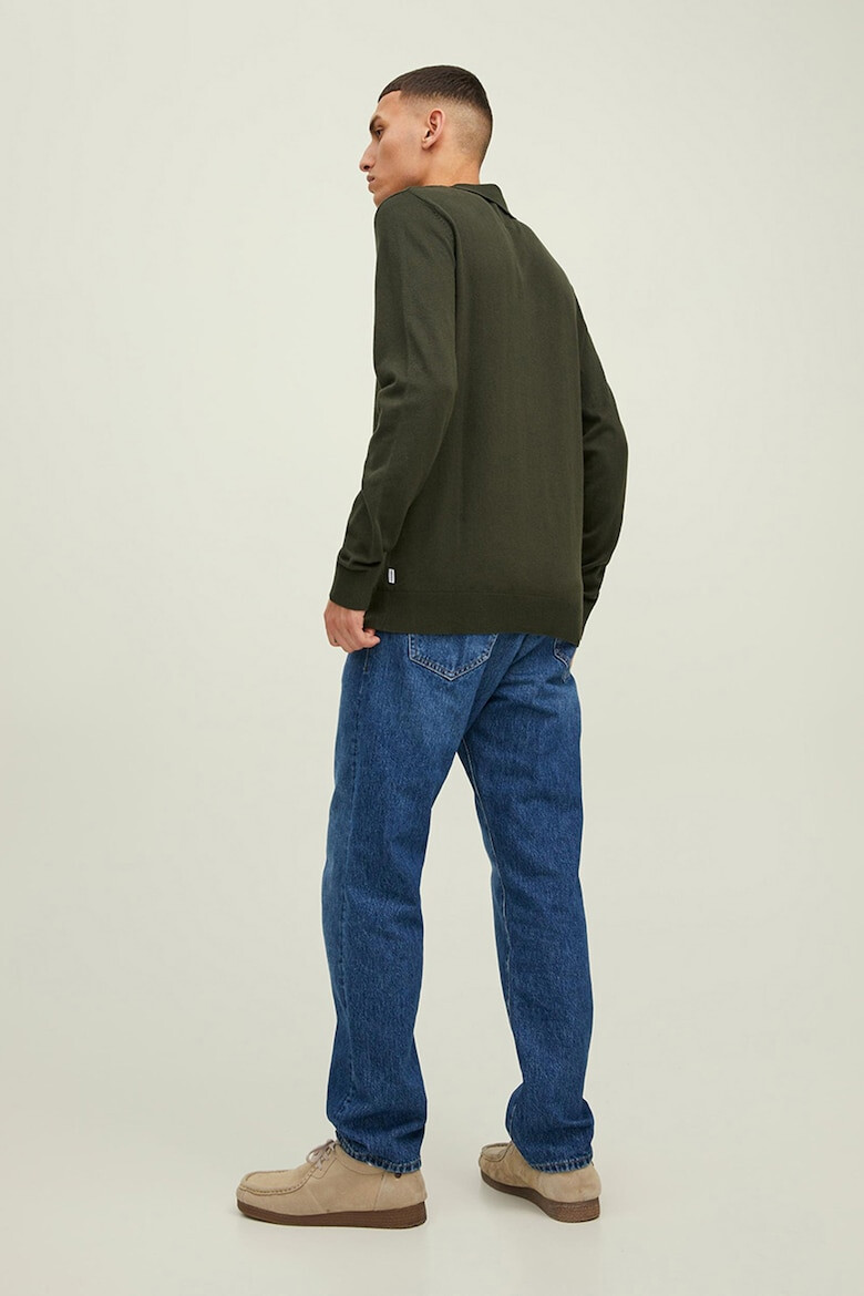 Jack & Jones Пуловер с остра яка - Pepit.bg